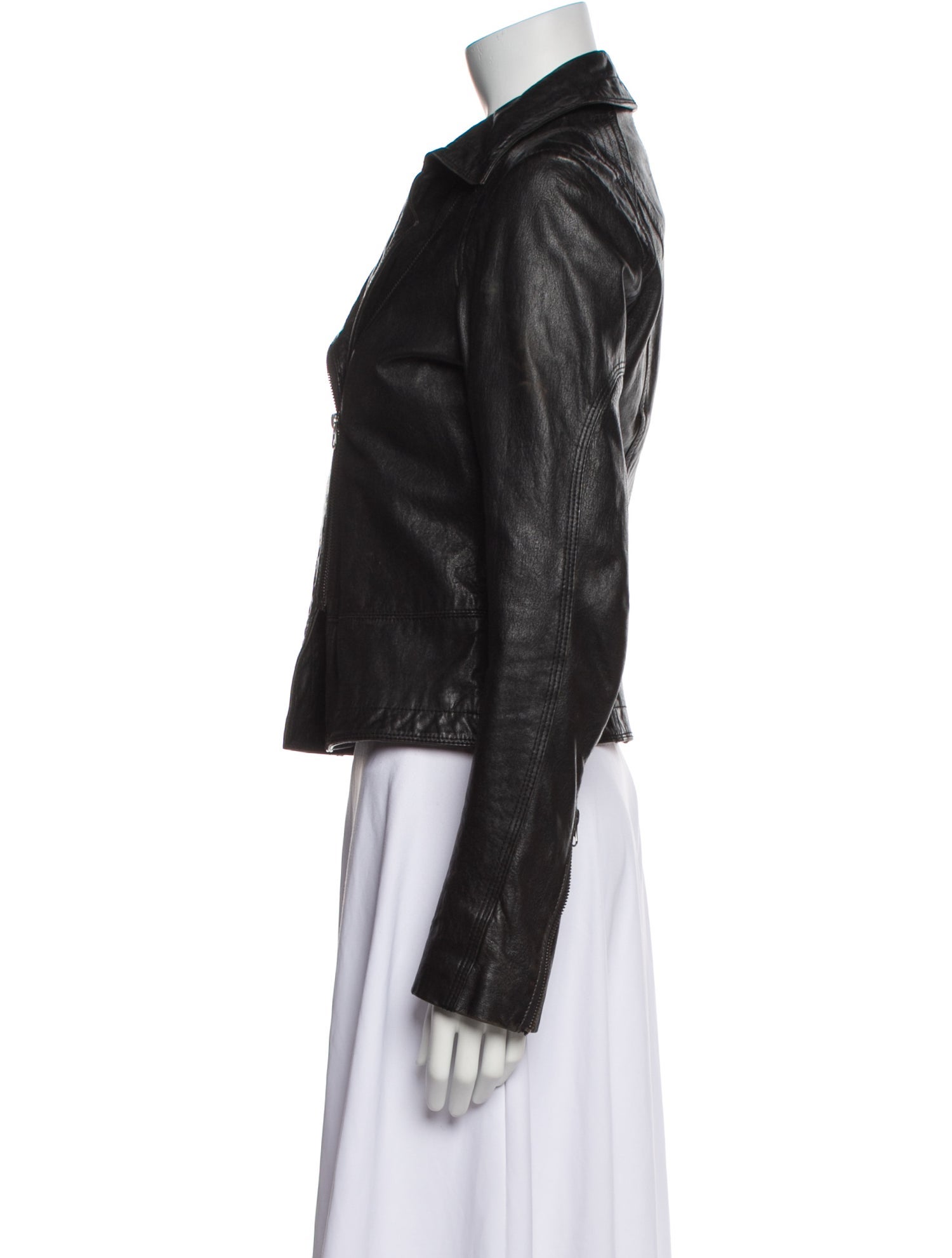 Theory Leather Biker Jacket