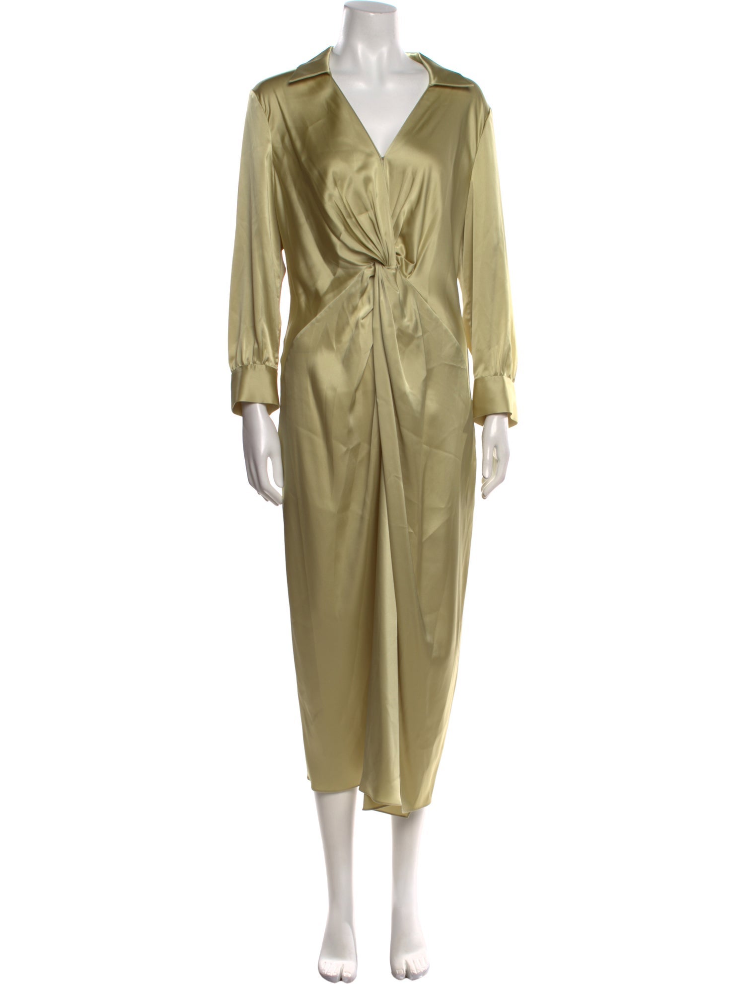 Theory V-Neck Long Dress