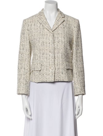 Theory Tweed Pattern Blazer