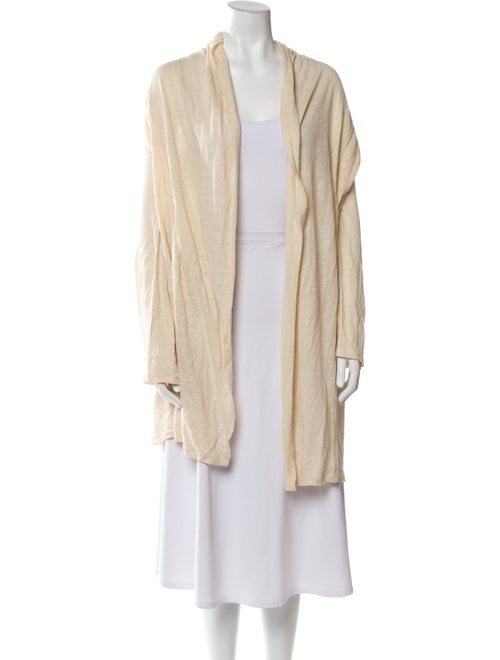 Theory Linen Open Front Sweater