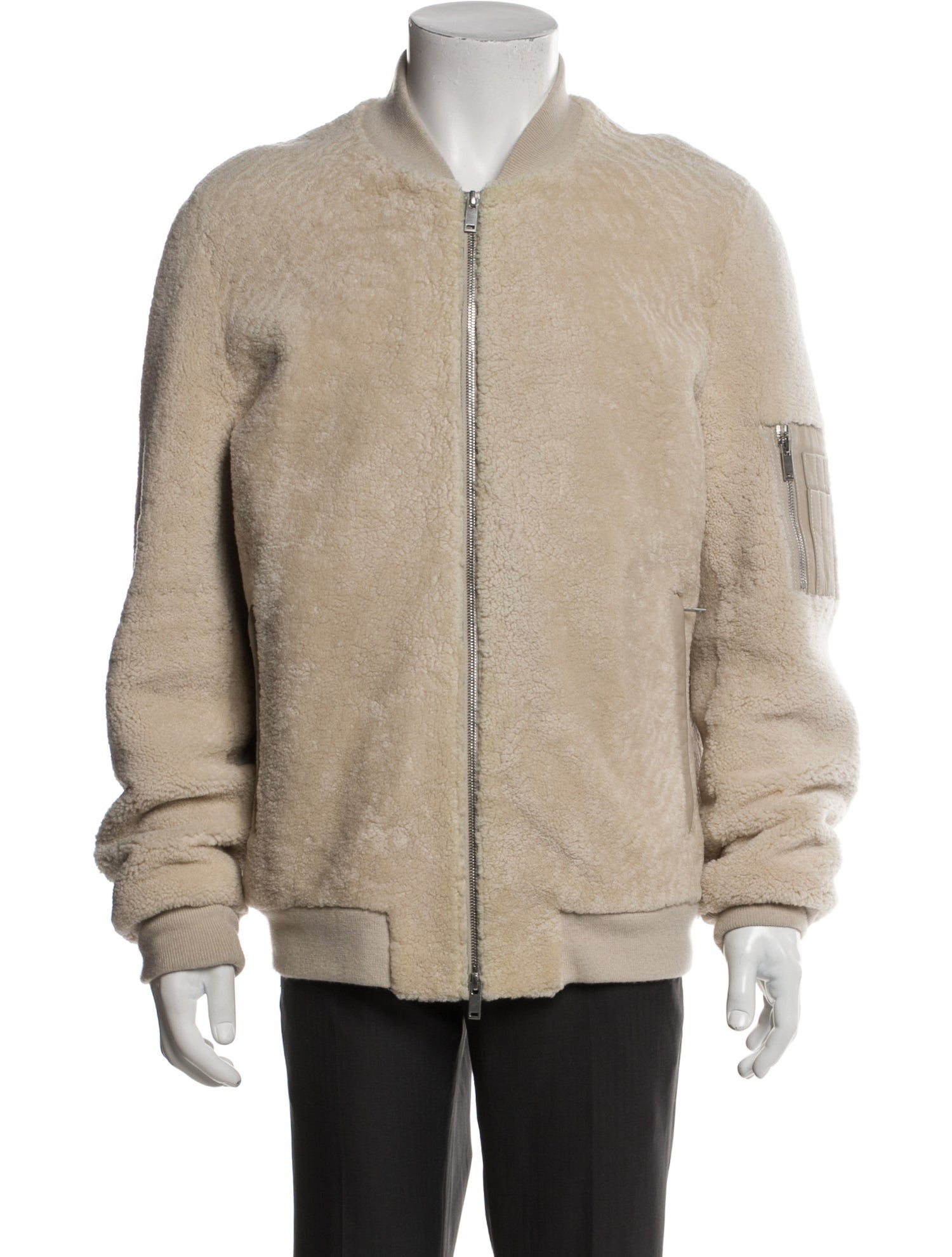 Theory Shearling Bomber Jacket