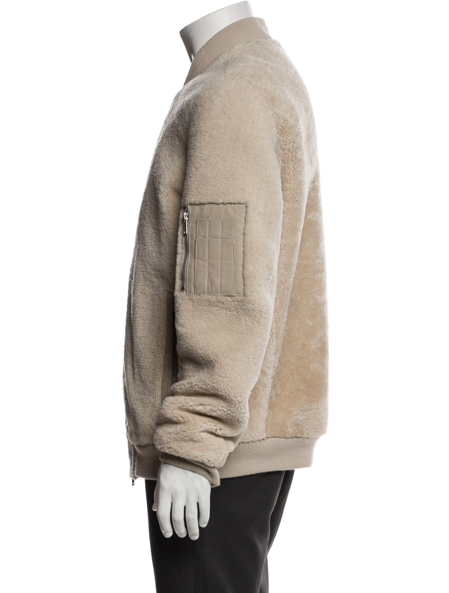 Theory Shearling Bomber Jacket