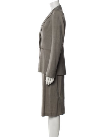 Theory Wool Skirt Suit