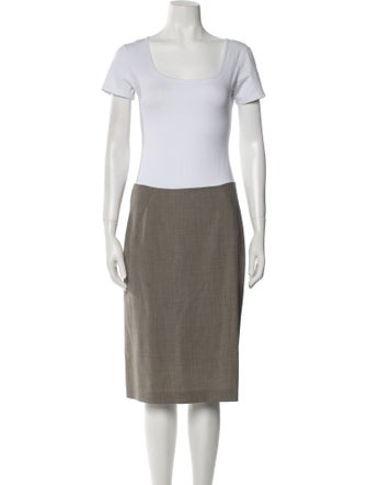 Theory Wool Skirt Suit