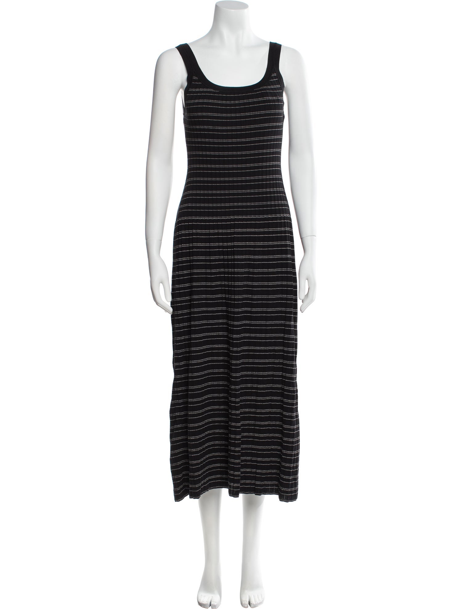 Theory Striped Long Dress