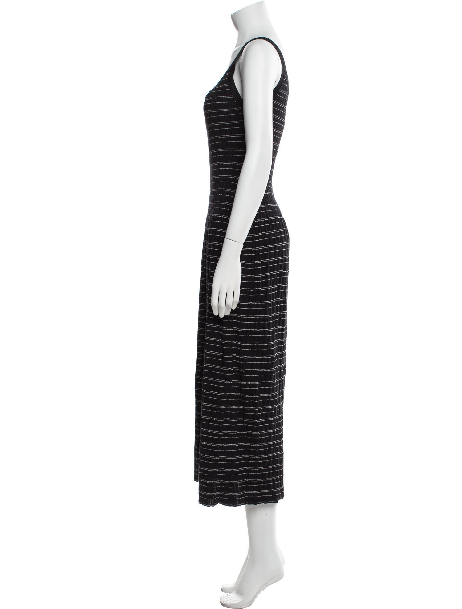 Theory Striped Long Dress