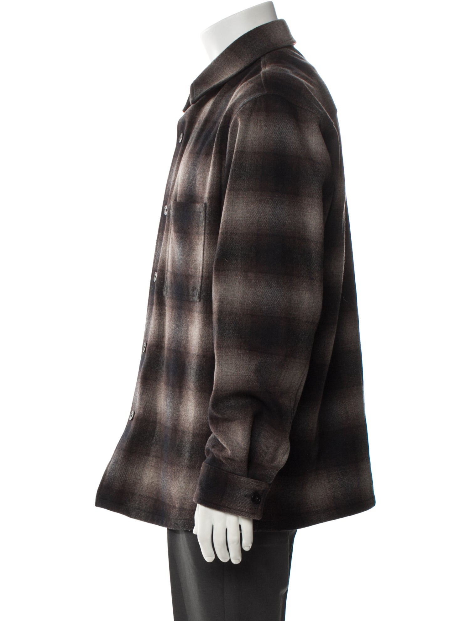 Theory Wool Plaid Print Jacket