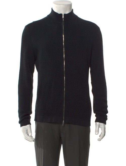 Theory Mock Neck Long Sleeve Cardigan