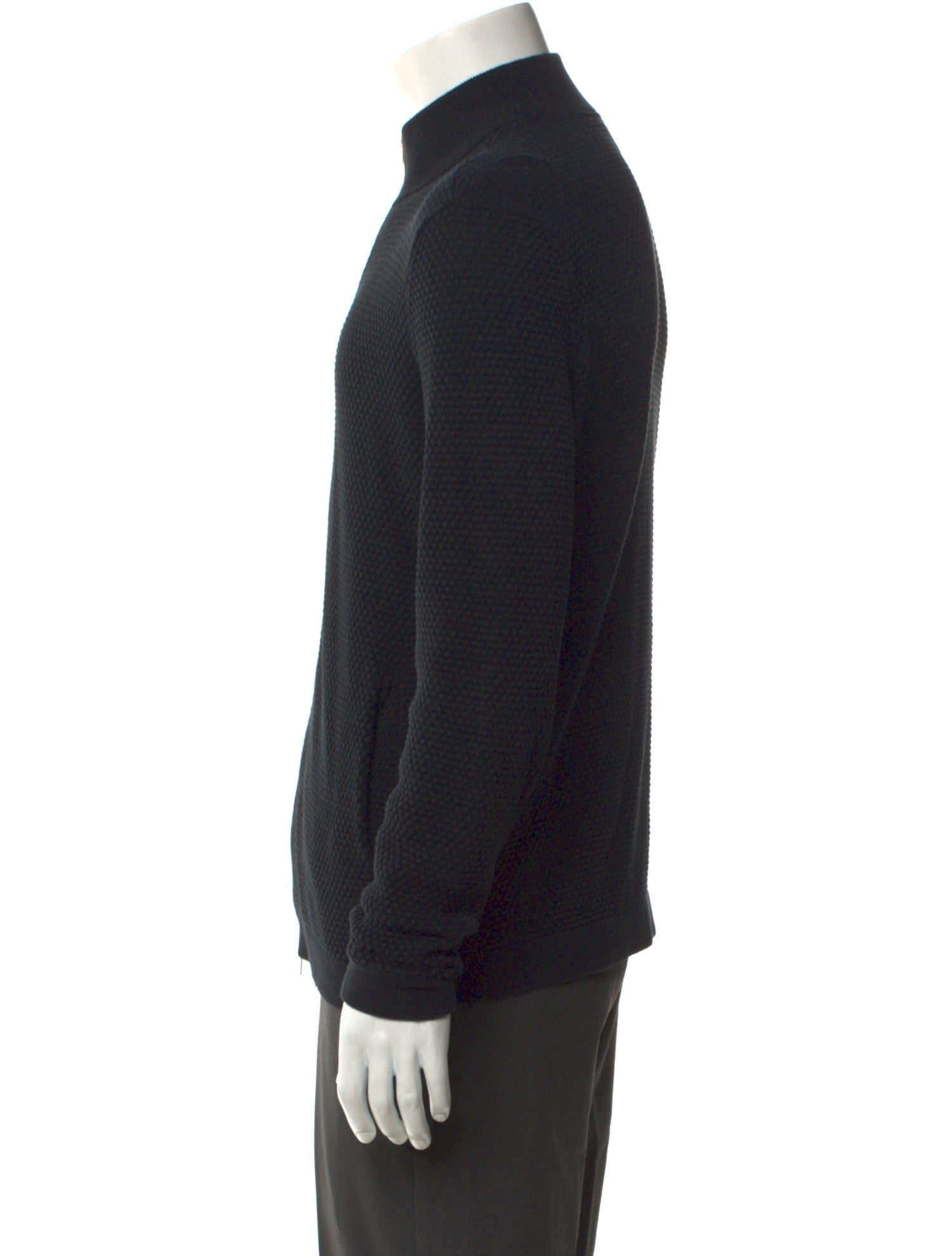 Theory Mock Neck Long Sleeve Cardigan