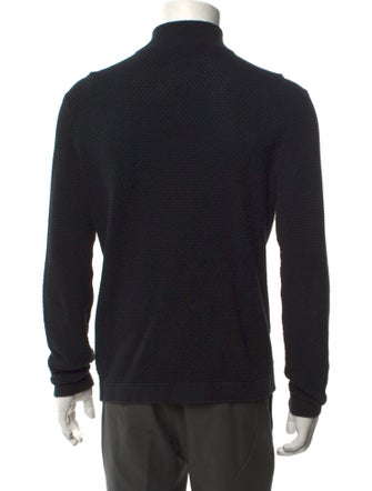 Theory Mock Neck Long Sleeve Cardigan