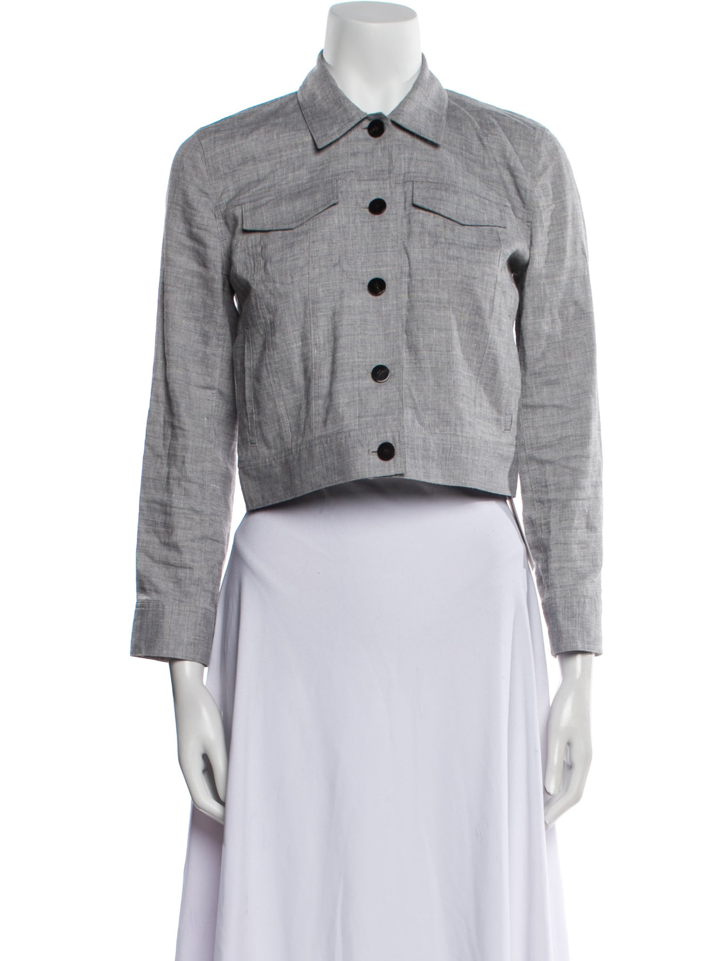 Theory Linen Denim Jacket