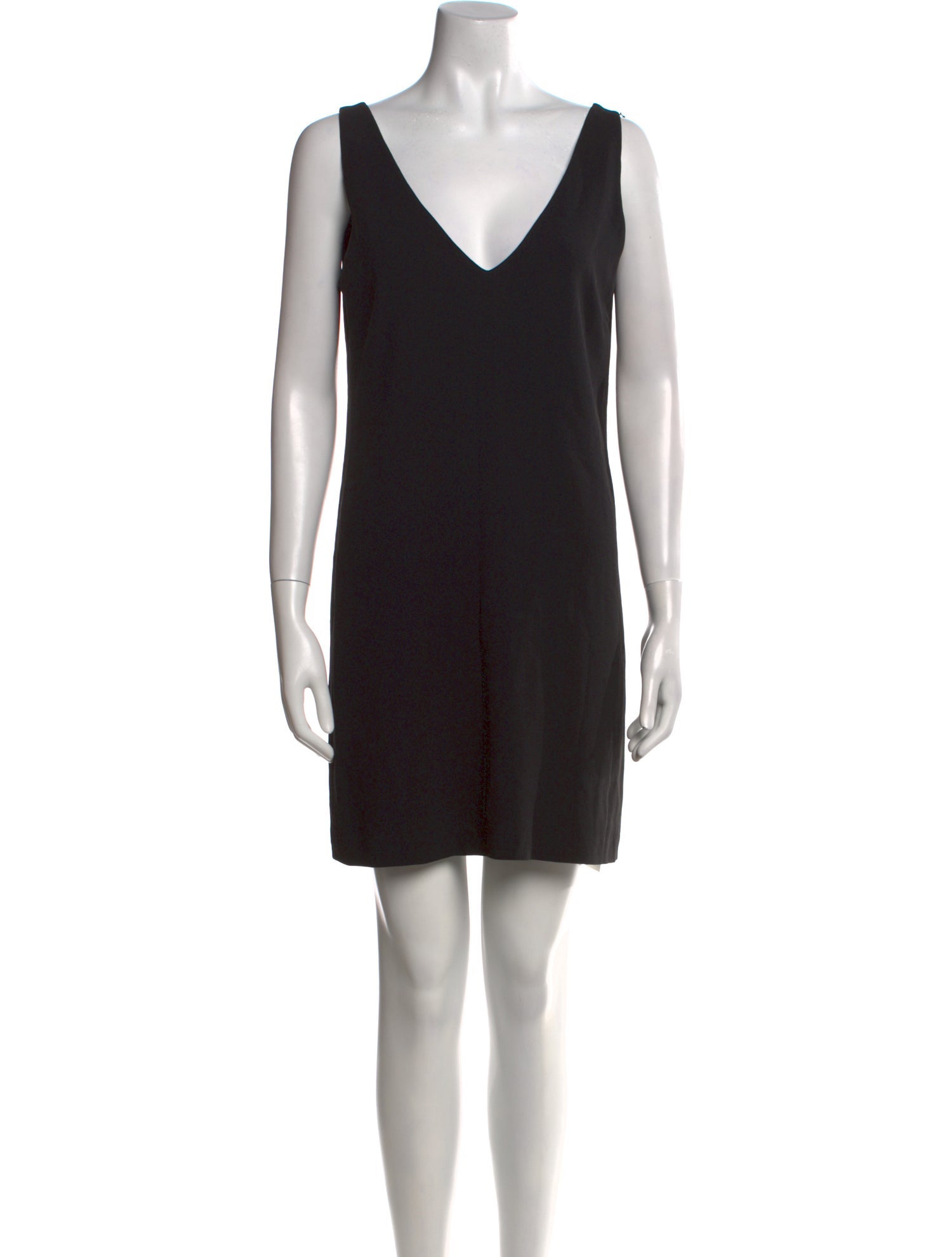 Theory V-Neck Mini Dress