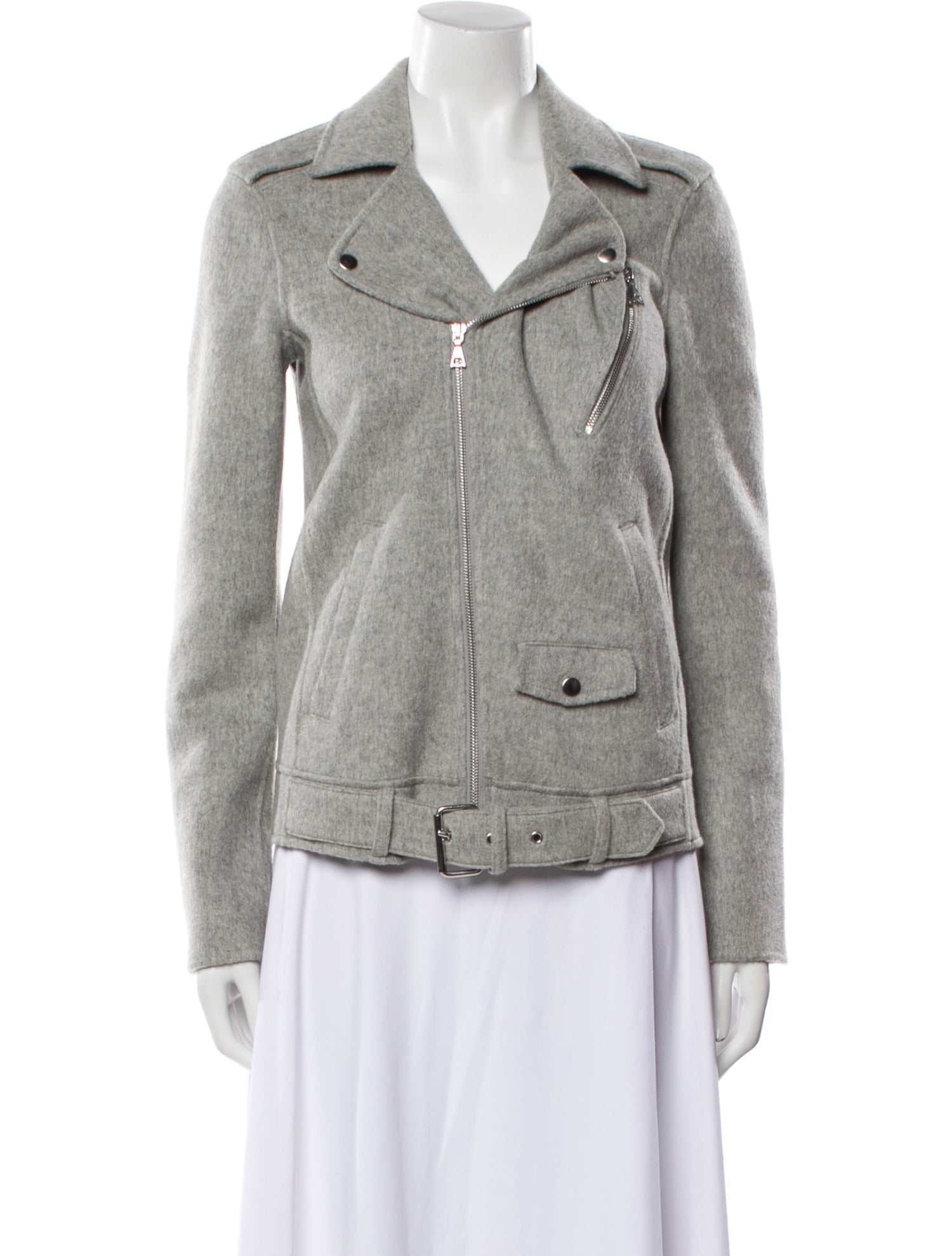 Theory Wool Biker Jacket