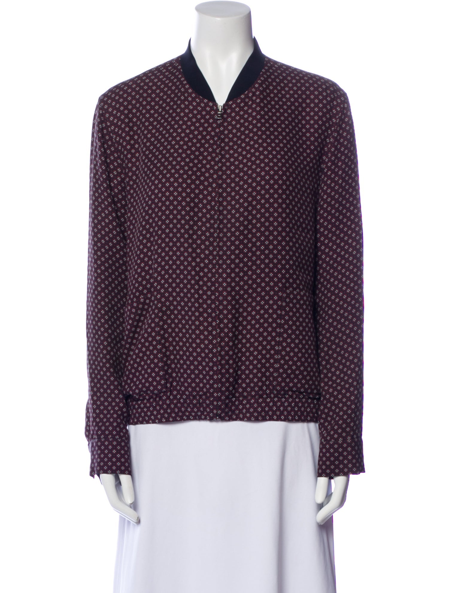 Theory Silk Printed Jacket