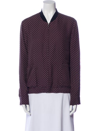 Theory Silk Printed Jacket