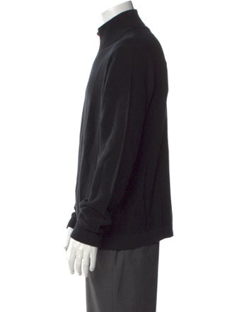 Theory Mock Neck Long Sleeve Cardigan