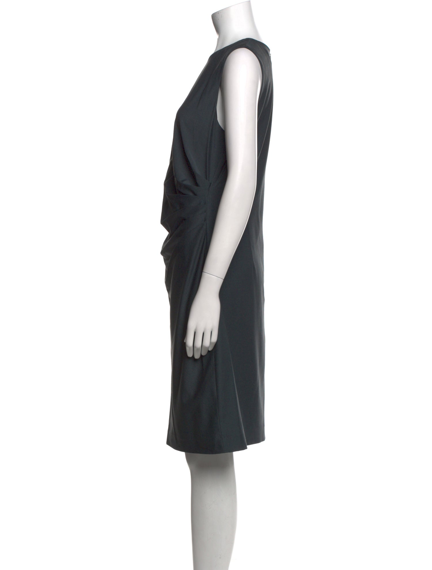 Theory Virgin Wool Knee-Length Dress