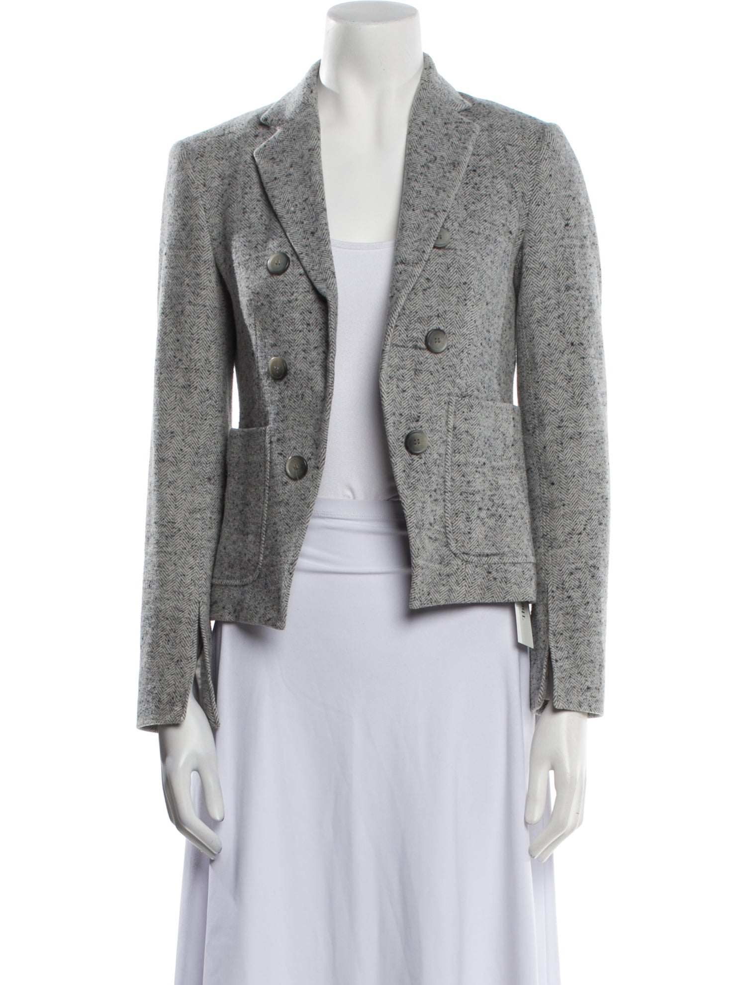 Theory Tweed Pattern Blazer