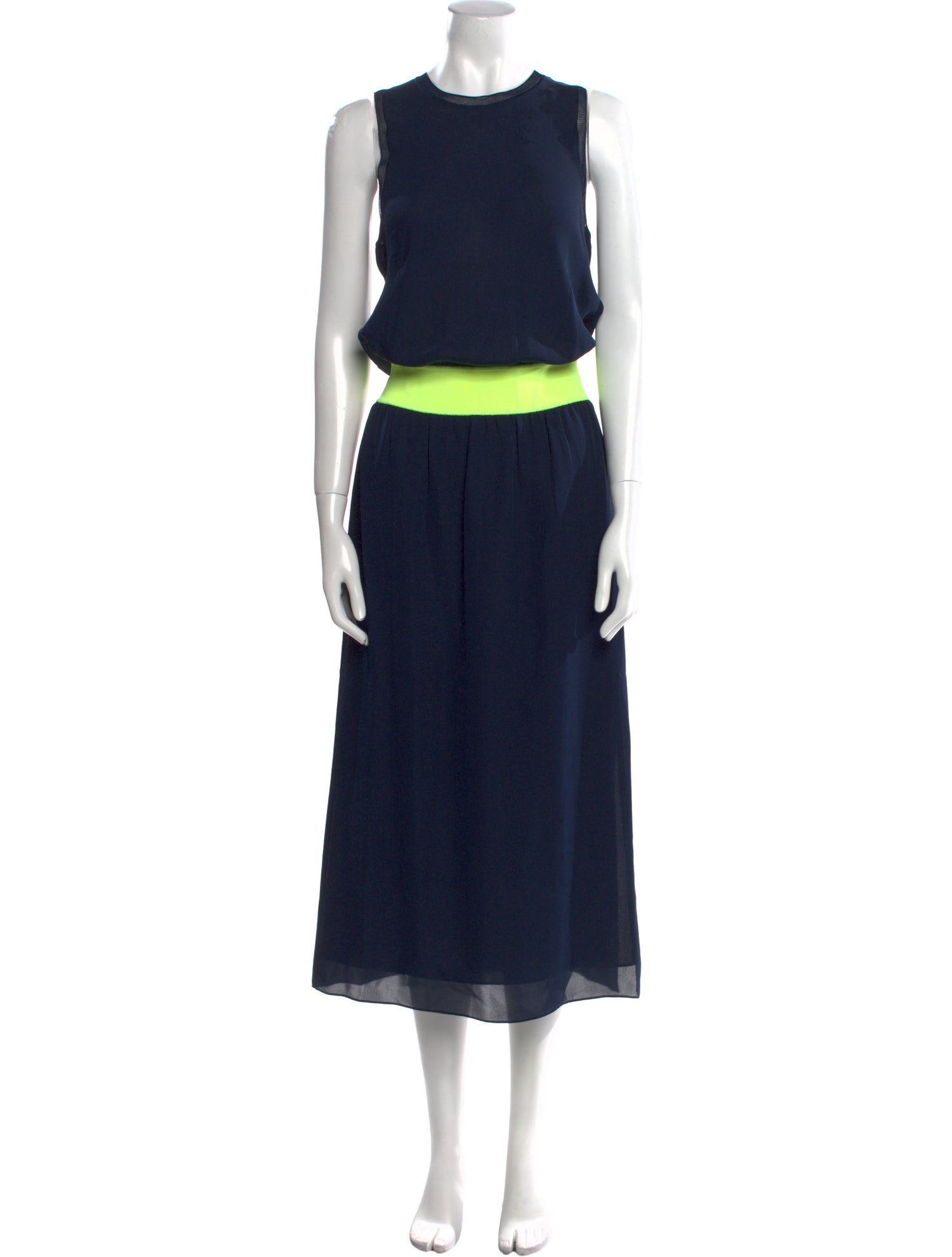 Theory Crew Neck Long Dress