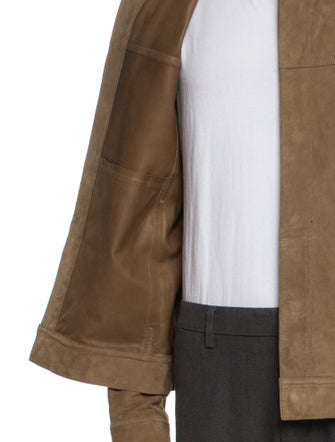 Theory Lamb Leather Utility Jacket