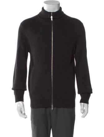 Theory Merino Wool Mock Neck Cardigan