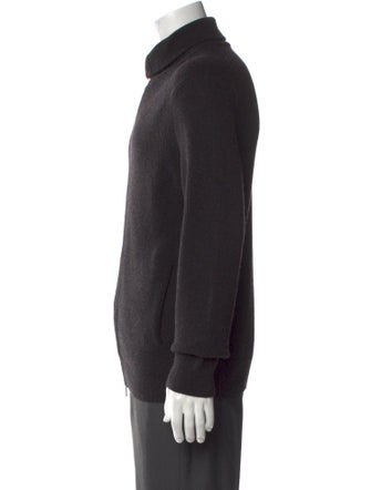 Theory Merino Wool Mock Neck Cardigan
