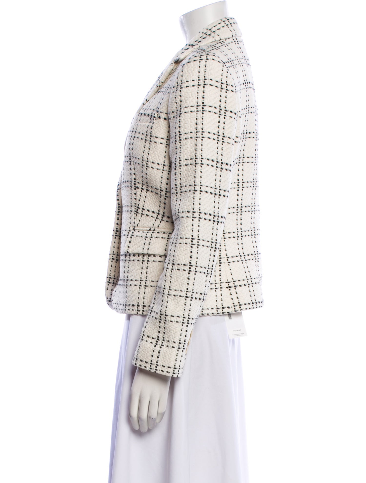 Theory Tweed Pattern Blazer