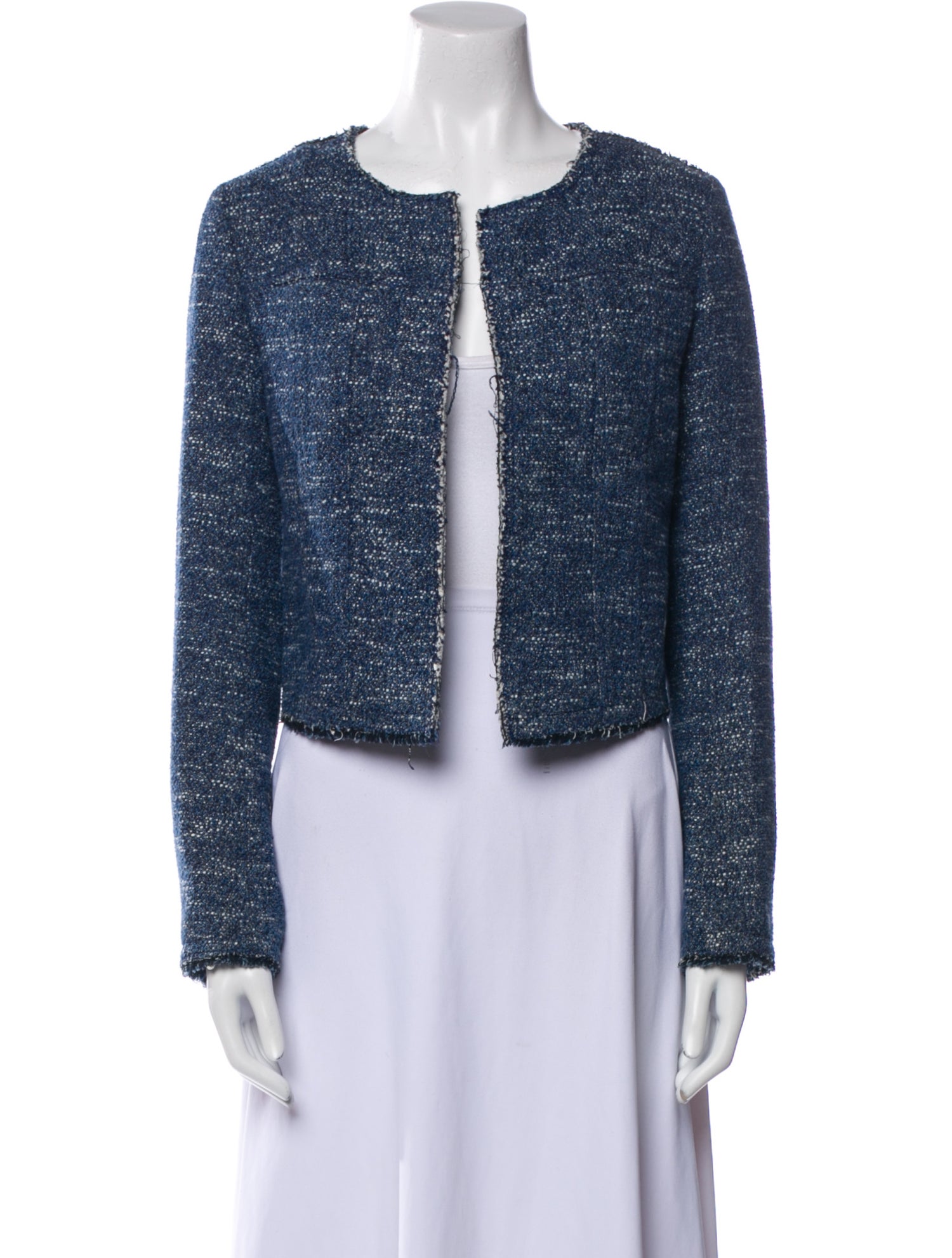 Theory Tweed Pattern Evening Jacket