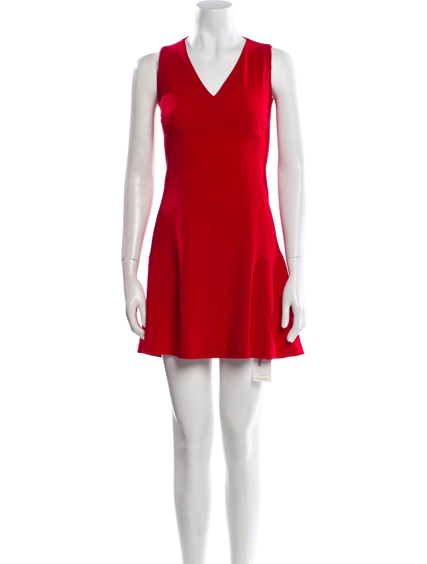 Theory V-Neck Mini Dress