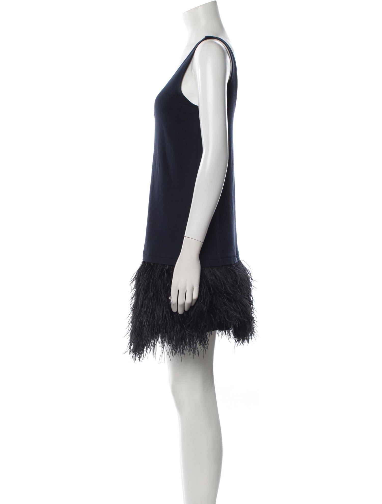 Theory Scoop Neck Mini Dress