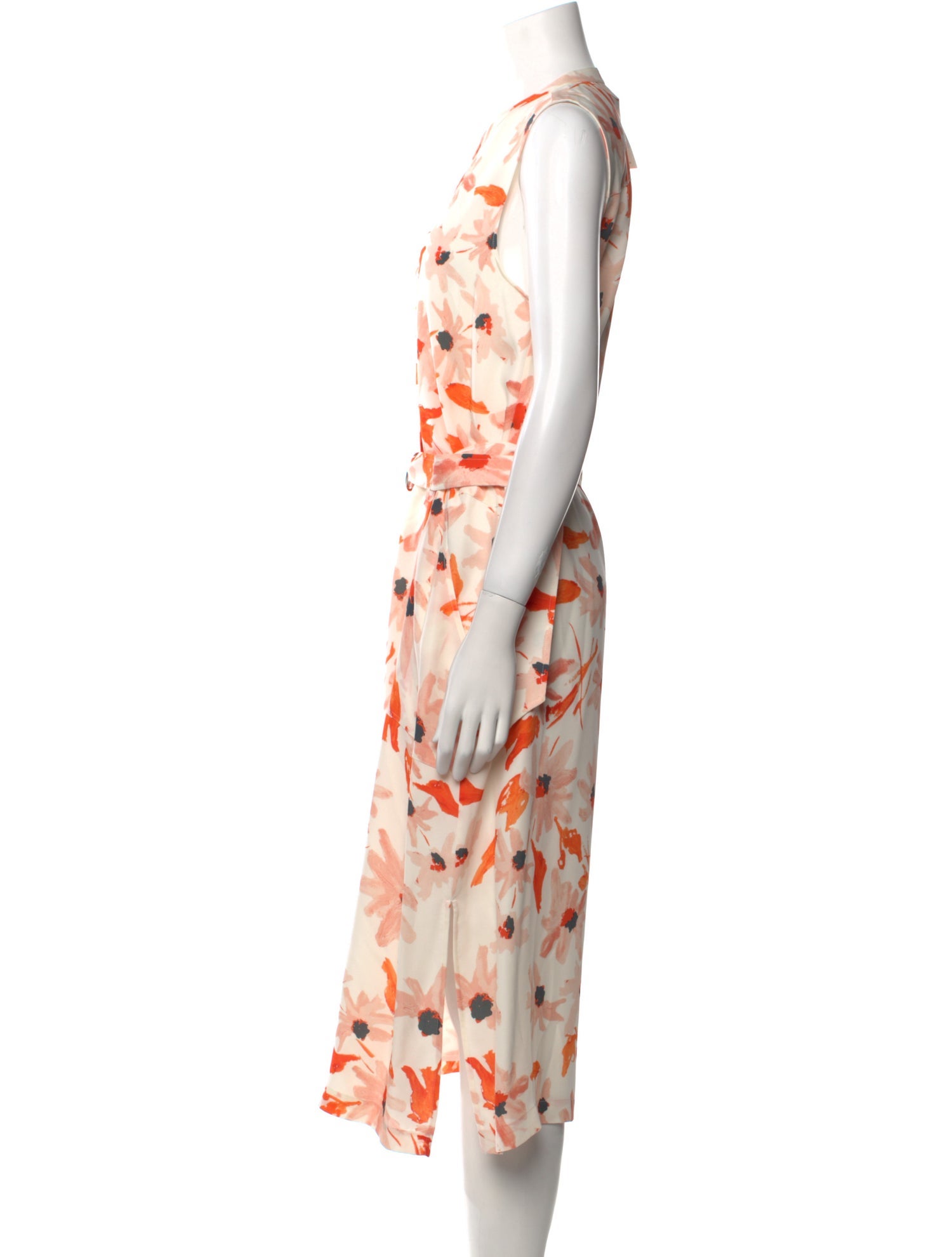 Theory Silk Midi Length Dress