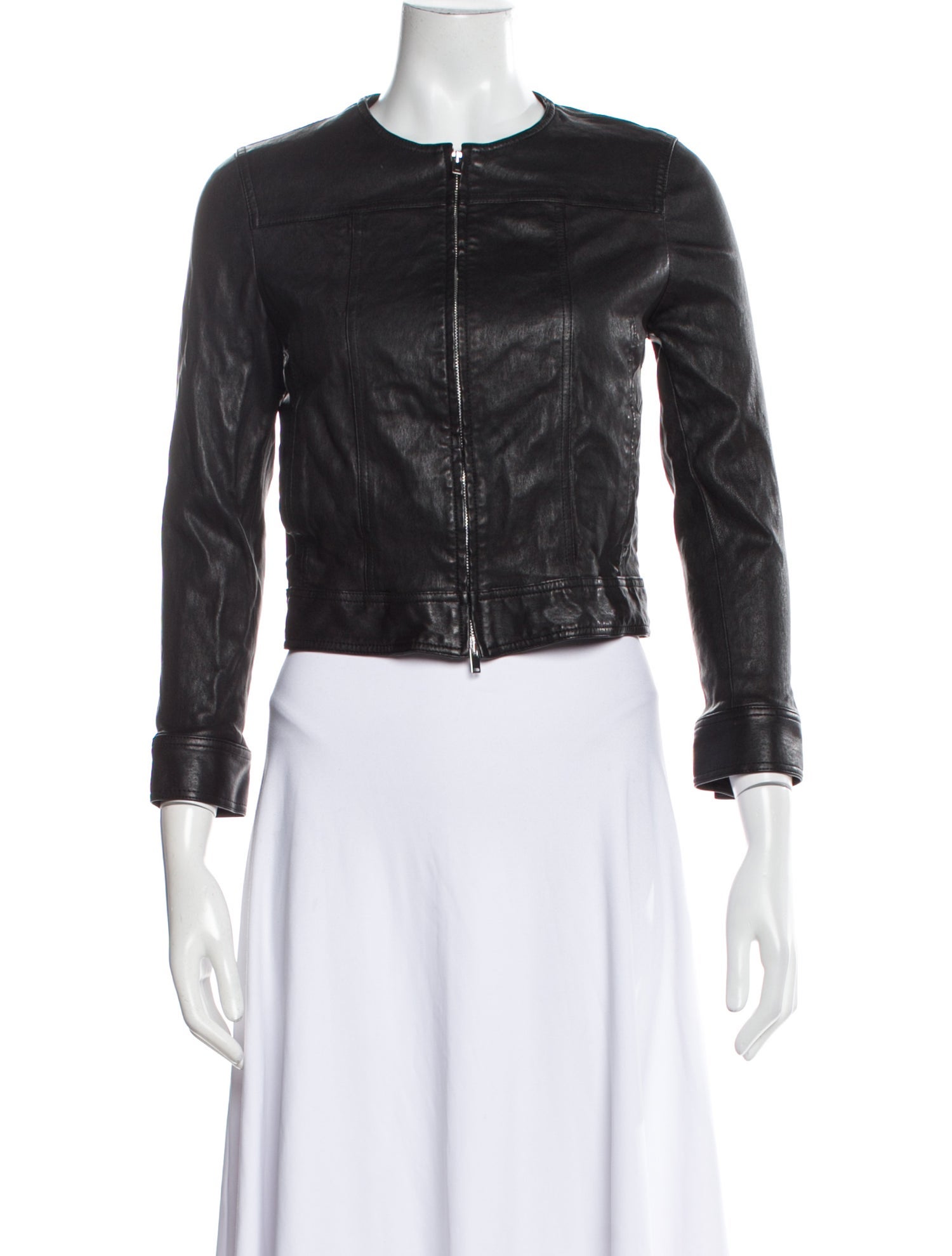 Theory Leather Biker Jacket