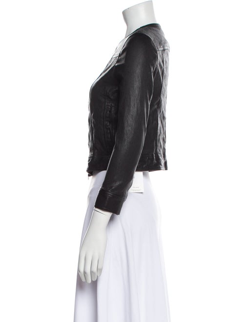 Theory Leather Biker Jacket