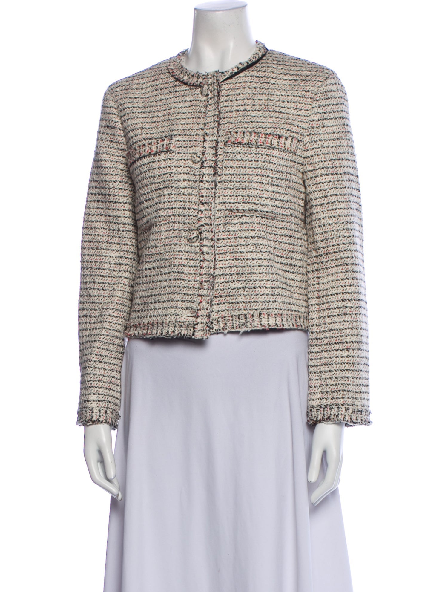 Theory Tweed Pattern Evening Jacket