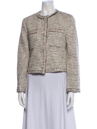 Theory Tweed Pattern Evening Jacket