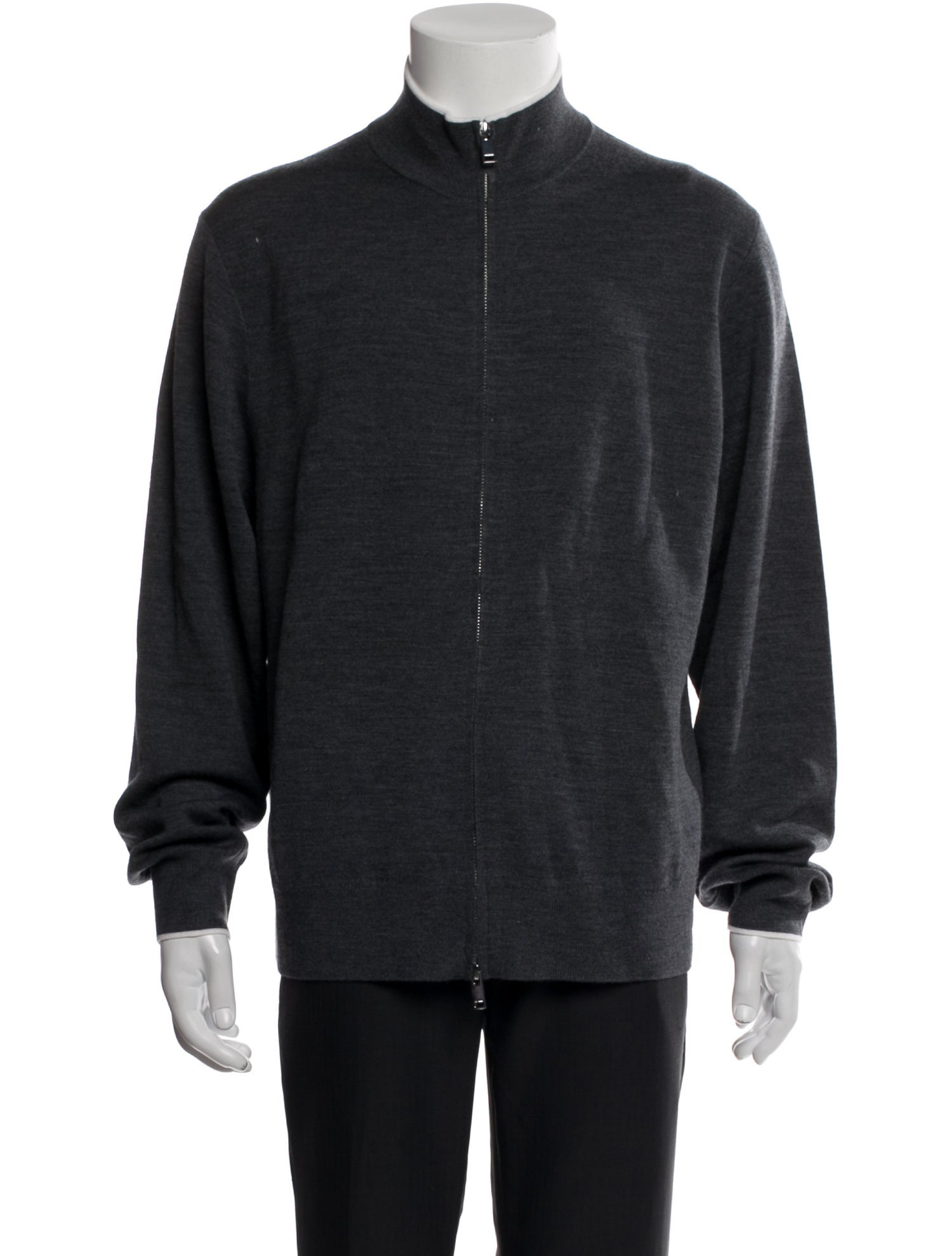 Theory Merino Wool Turtleneck Cardigan