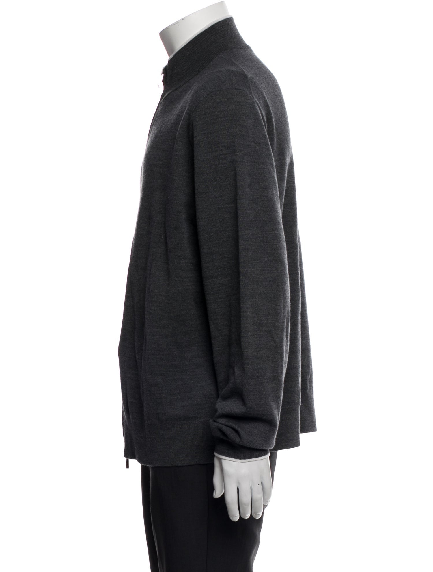 Theory Merino Wool Turtleneck Cardigan