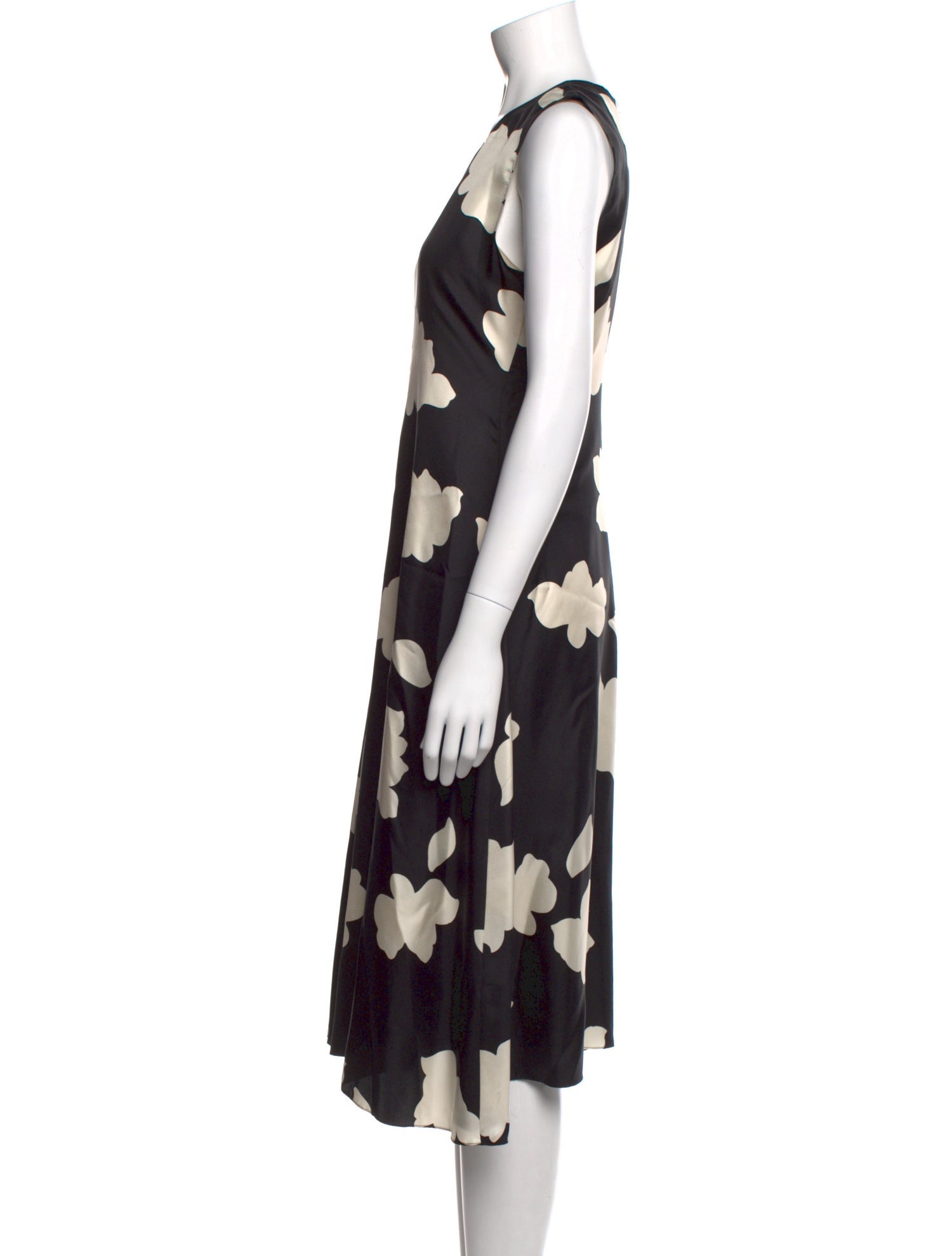 Theory Silk Midi Length Dress