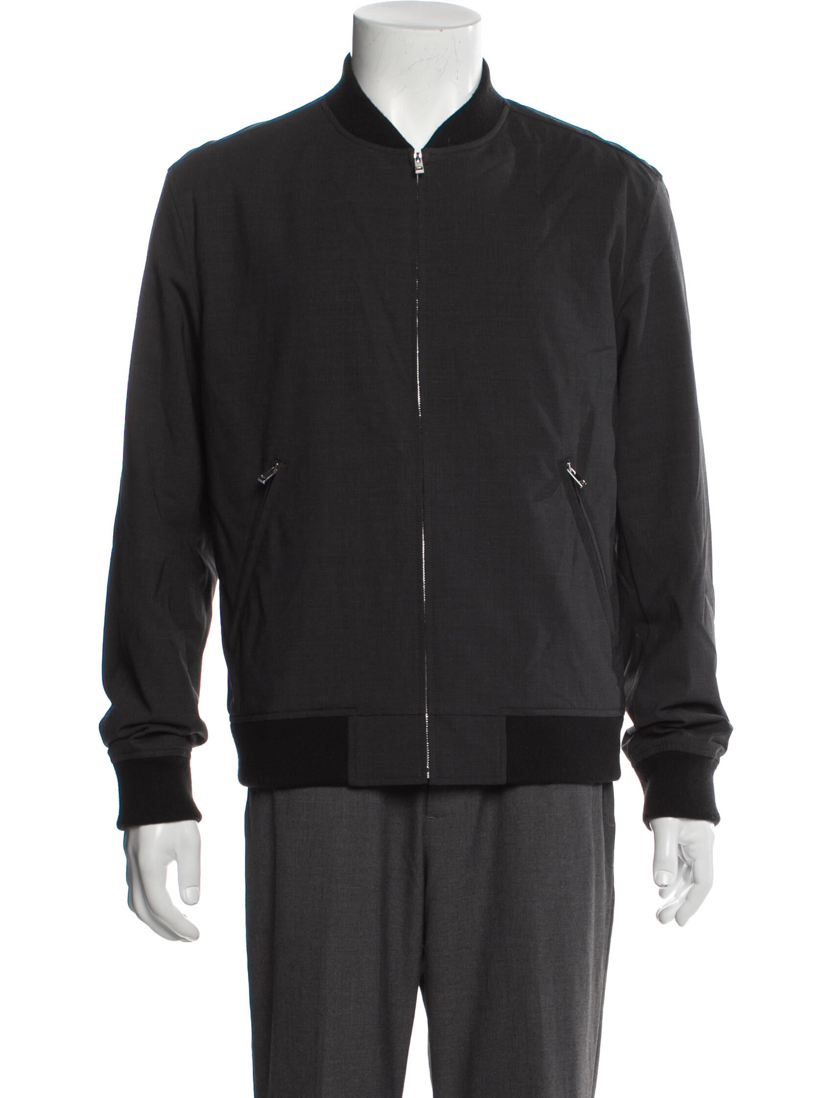 Theory Virgin Wool Bomber Jacket