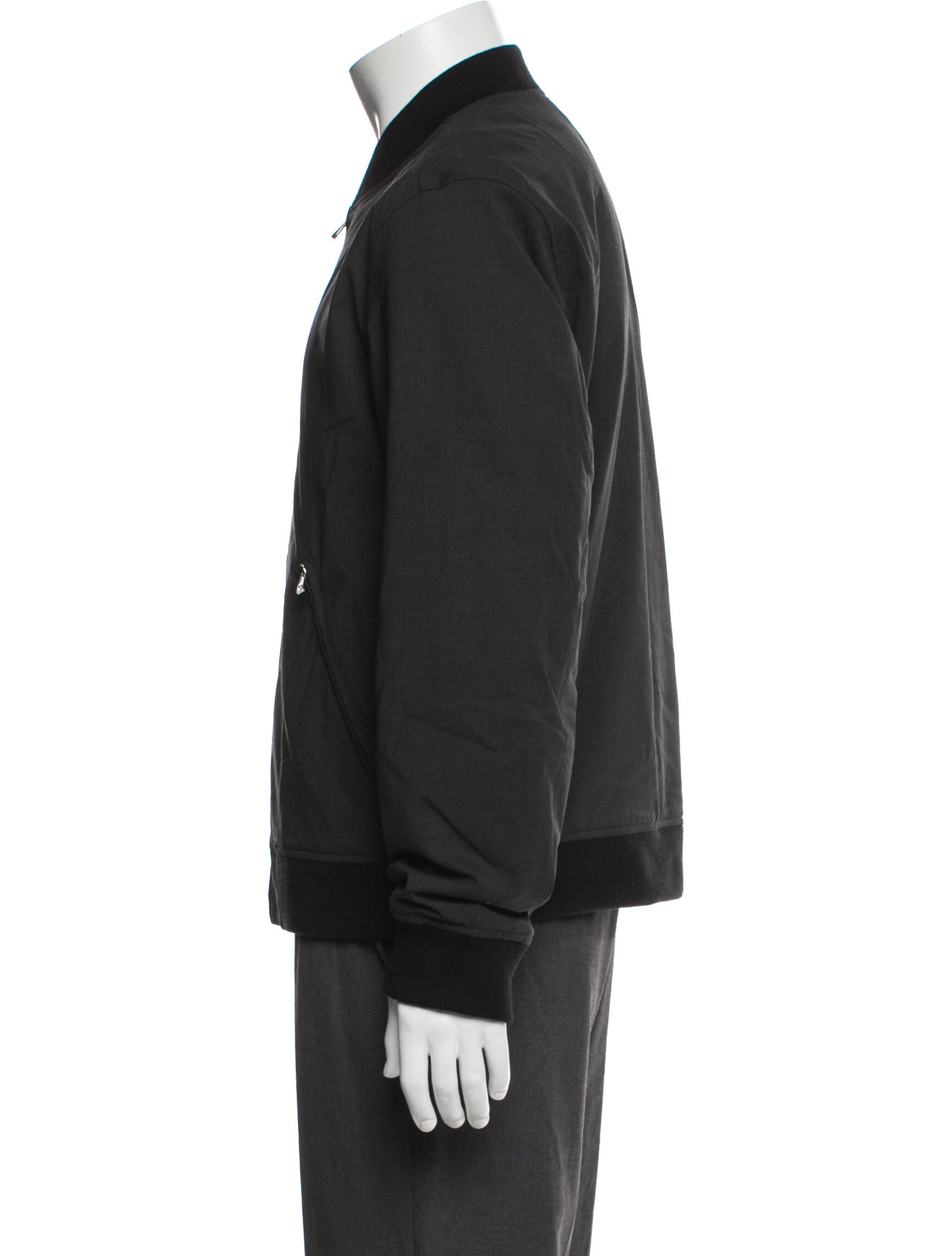 Theory Virgin Wool Bomber Jacket