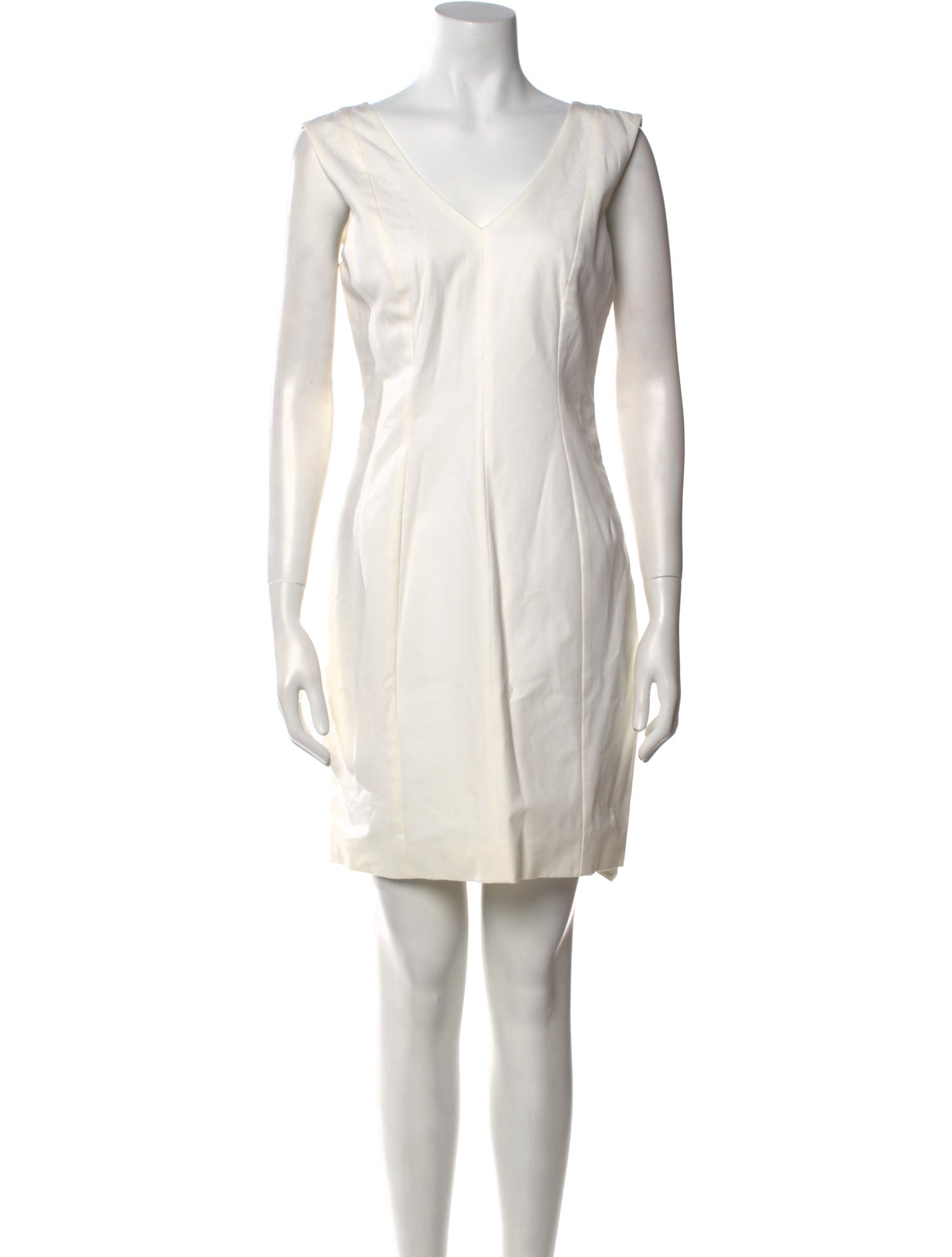 Theory V-Neck Mini Dress