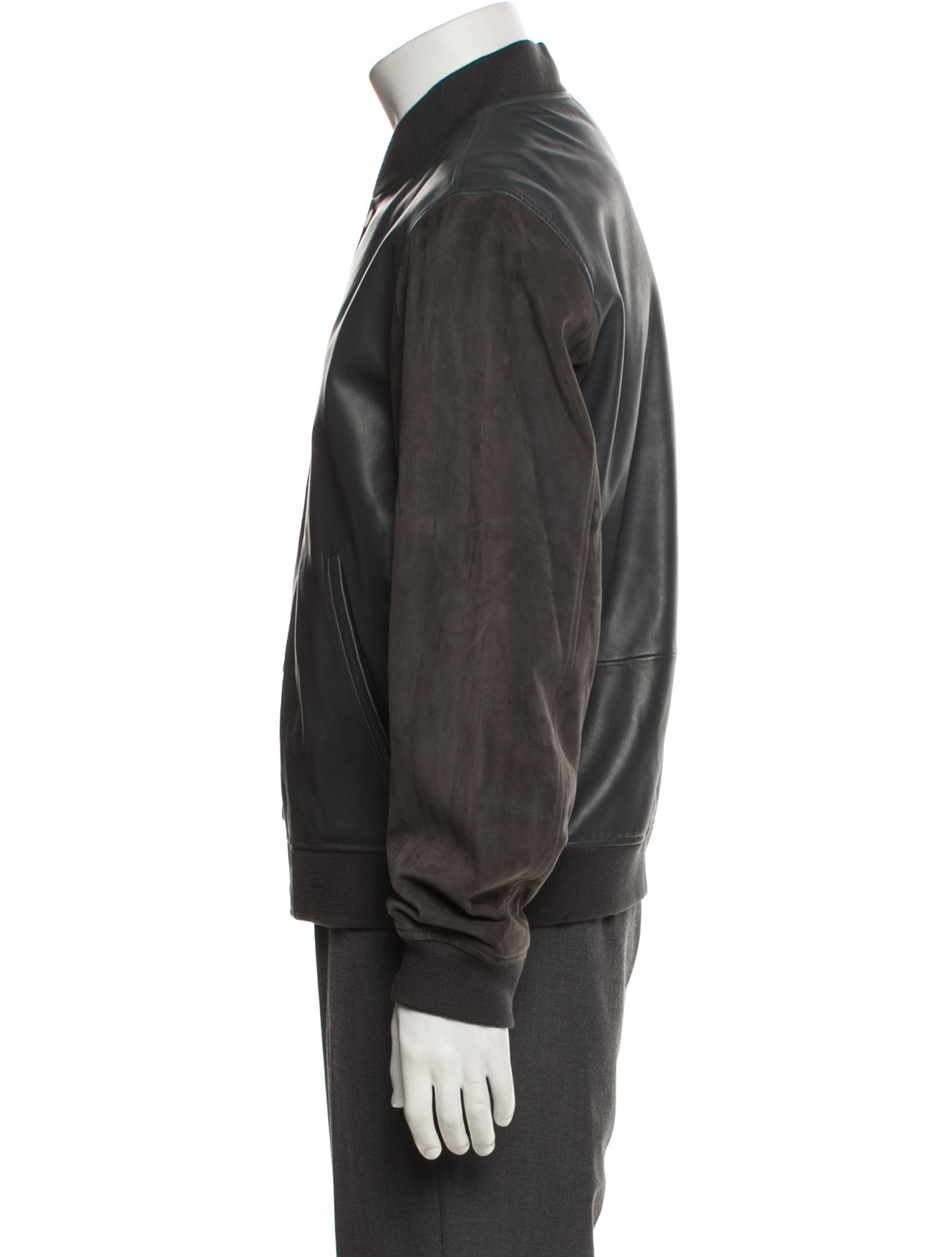 Theory Lamb Leather Bomber Jacket