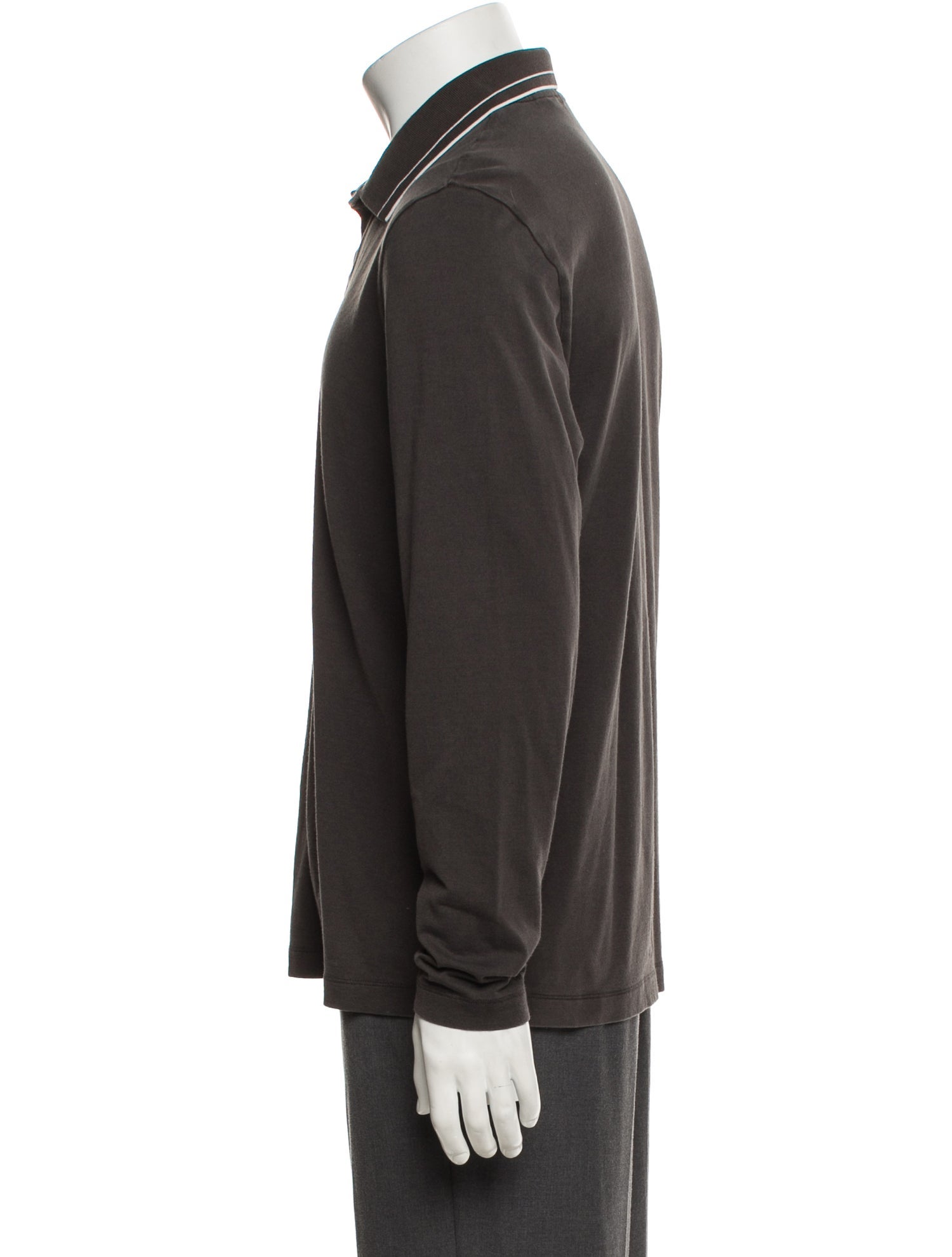 Theory Silk Collar Sweatshirt