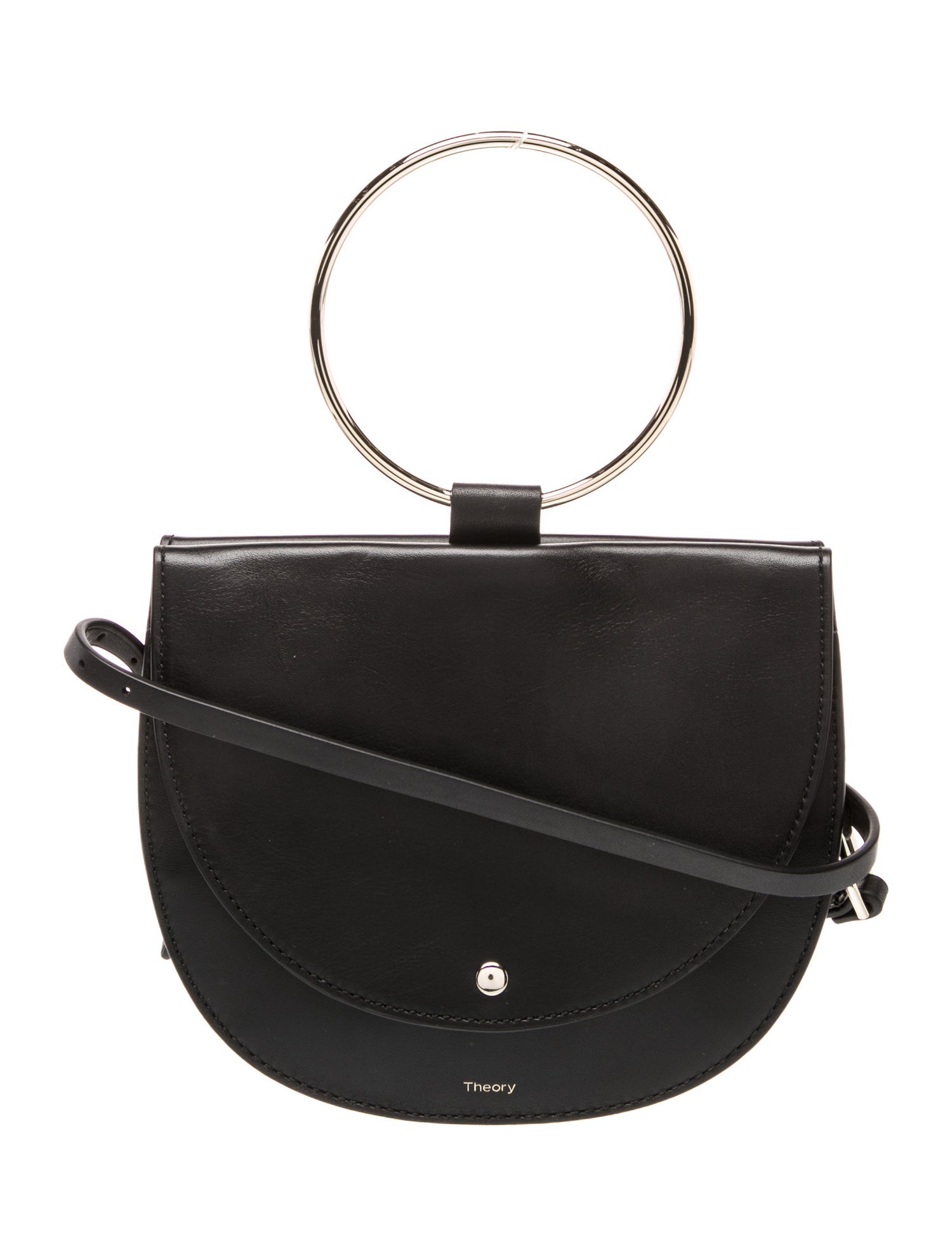 Theory Leather Top Handle Bag