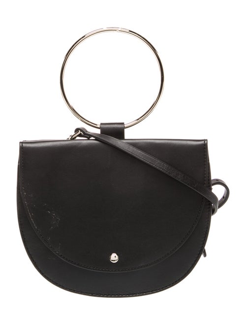 Theory Leather Top Handle Bag