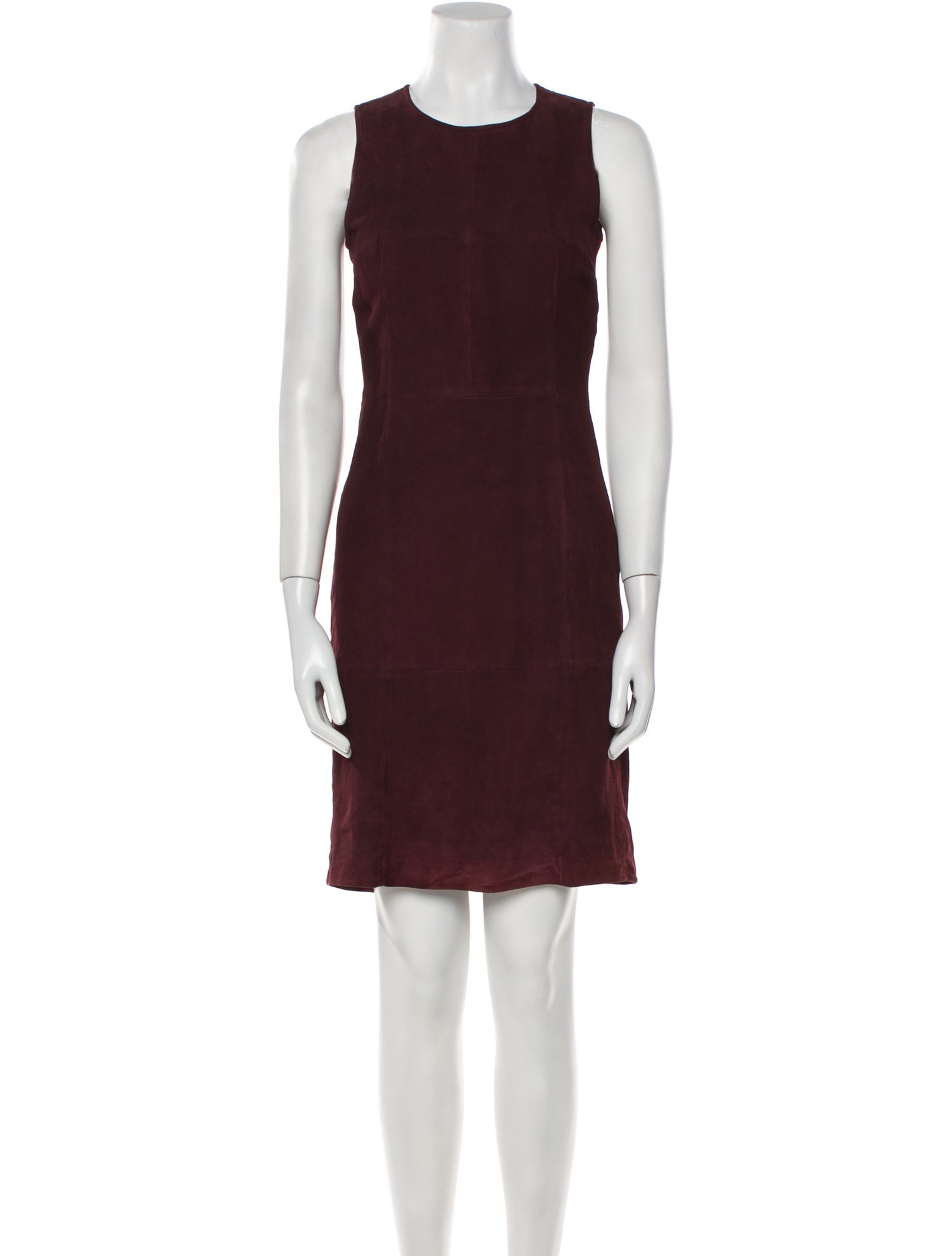 Theory Lamb Leather Mini Dress