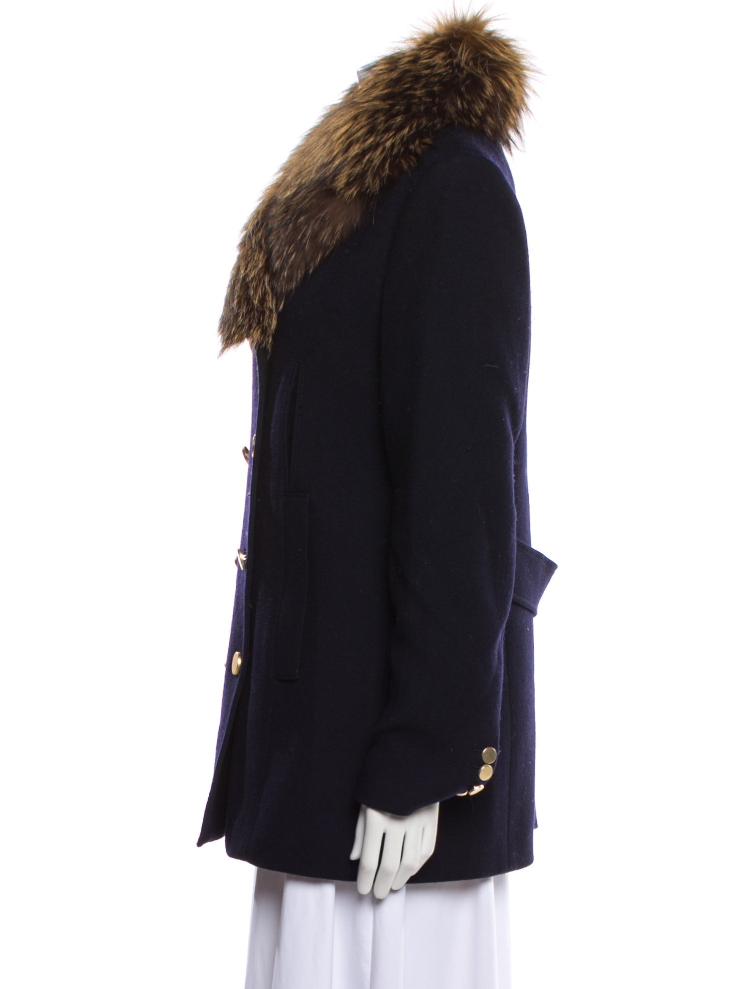 Theory Virgin Wool Fur Jacket