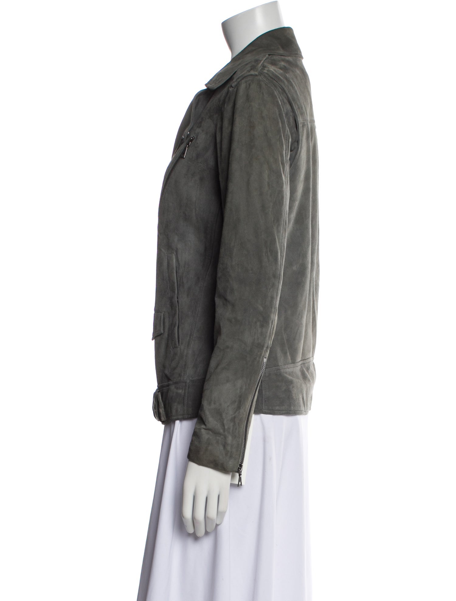 Theory Suede Biker Jacket