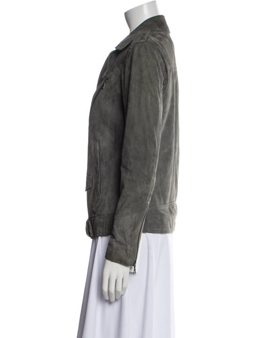 Theory Suede Biker Jacket
