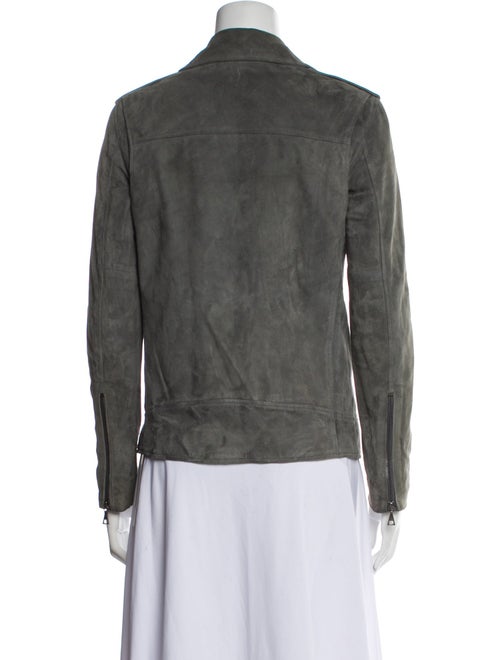 Theory Suede Biker Jacket